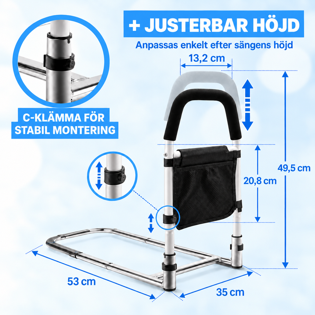 Tryggupp™ Sängstöd